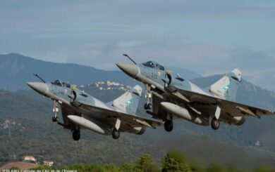 Французские военные показали подготовку украинских пилотов на Mirage 2000-5