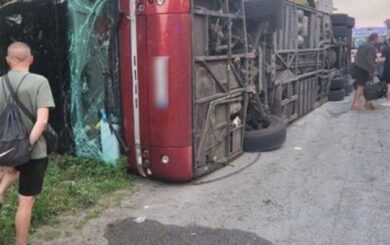 На Днепропетровщине в ДТП попал пассажирский автобус: погиб человек