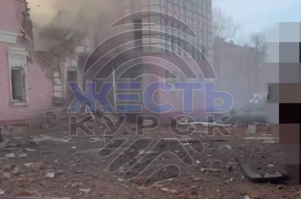 У Курській області ”приліт” по базі російських військових (відео)