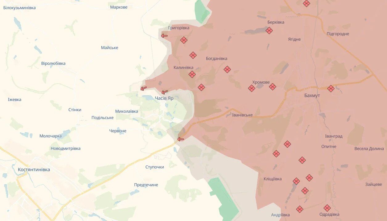 Оккупанты продвинулись во Временном Яру и Торецке Донецкой области