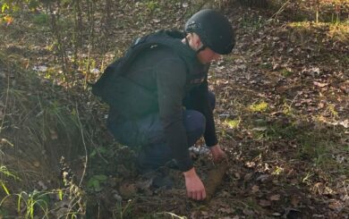 В Киевской области мужчина нашел артиллерийский снаряд в лесу