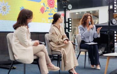 Надежда Матвеева провела public talk на благотворительном мероприятии Charity Family Day в Киеве