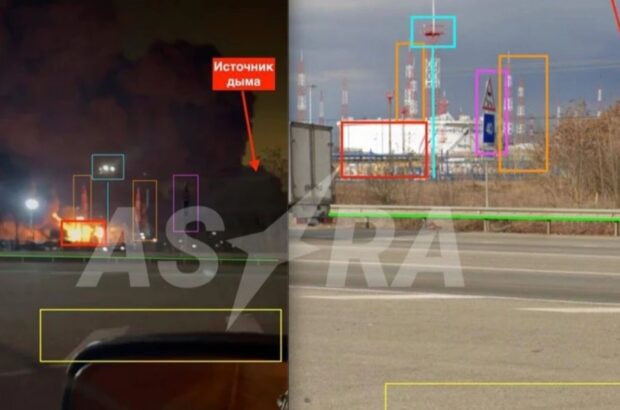 В Краснодарском крае после атаки БПЛА загорелась нефтебаза