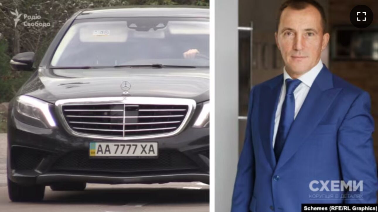 Журналисты проекта ''Радио Свобода'' зафиксировали авто Продивуса на свадьбе пасынка Медведчука