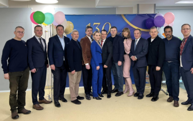 Почесний президент Асоціації друзів ”Охматдит” Ігор Корж привітав лікарню із 130-ю річницею