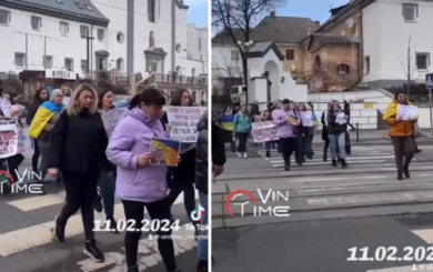 »Мобилизация ухилянтов»: в Виннице женщины вышли на митинг