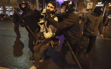 Нічні протести у Грузії: є постраждалі та заарештовані
