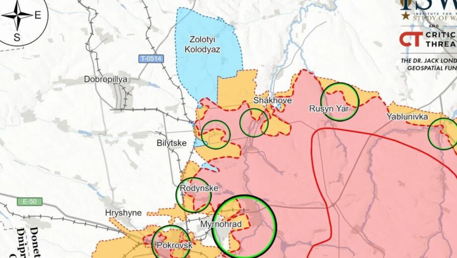 Карта войны от ISW повлияла на результаты азартных ставок на Polymarket