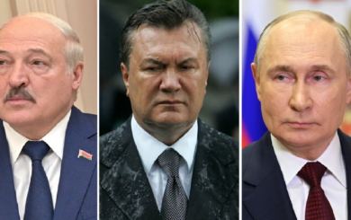 Лукашенко, путін і Янукович зібрались утрьох: борт президента-утікача приземлився у Білорусі