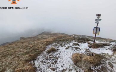 В Карпатах в конце мая выпал снег и ударил мороз