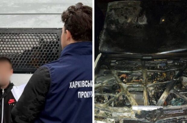 Чоловік підпалив автомобіль військового у Чугуєві