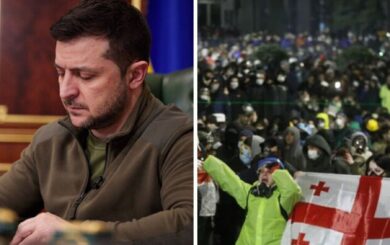Зеленский ввел санкции против части властей в Грузии