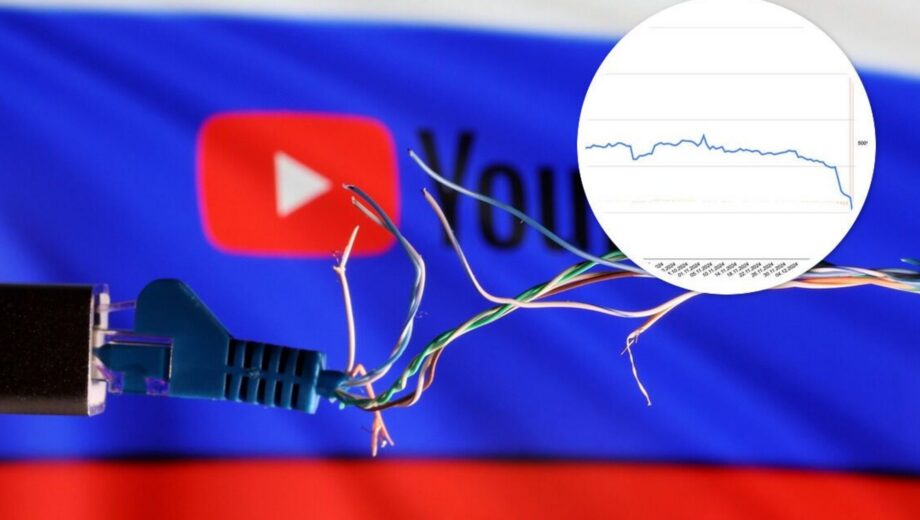 Россияне остались без доступа к YouTube