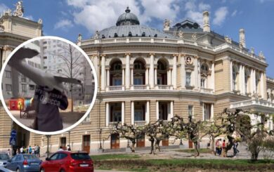 В Одессе мужчина подобрал сбитый вражеский дрон и унес домой