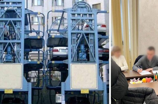 Парковка-призрак во дворе КГГА: конструкцию за миллионы так и не ввели в эксплуатацию