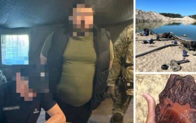 В Ровенской области разоблачили масштабную схему незаконной добычи янтаря на сотни миллионов гривен