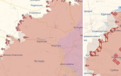 Активные бои на границе Донбасса и Днепропетровщины