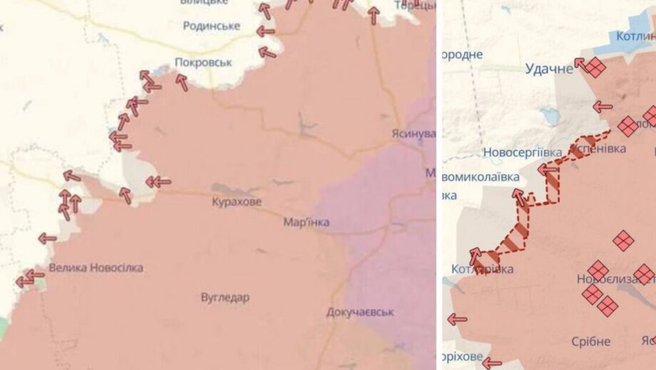 Активные бои на границе Донбасса и Днепропетровщины