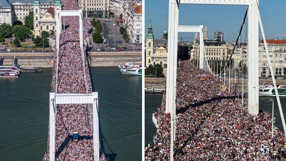200 тисяч проти заборони: у Будапешті пройшов рекордний Марш рівності