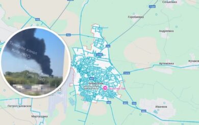 Прилет в районе Борисполя: горят кустарники, но пострадавших нет