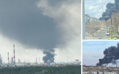 В Самарской области рф загорелись два нефтезавода после удара дронов
