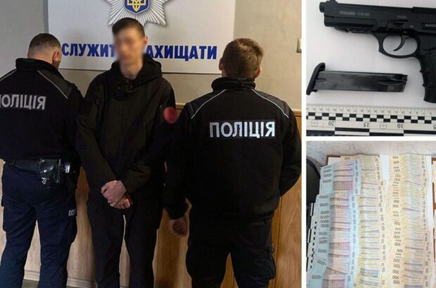 Поліція Чернігівщини затримала двох озброєних розбійників, які напали на ветерана ЗСУ