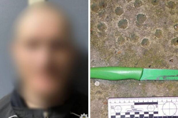 Напав з ножем на бабусю: у Києві затримали головоріза