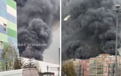 В Москве загорелся корпус »Технополиса Москва», где, вероятно, собирают беспилотники