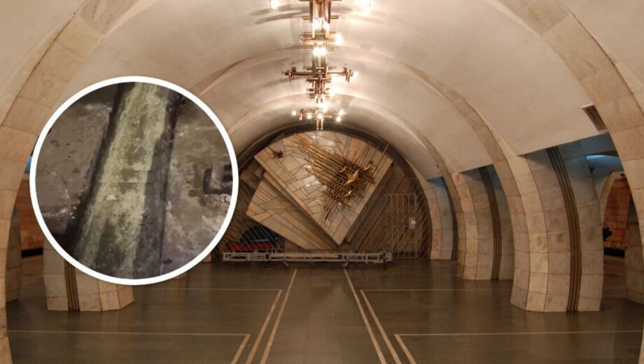 »Фонтан» на станции Лыбидская: в столичном метро – новое подтопление