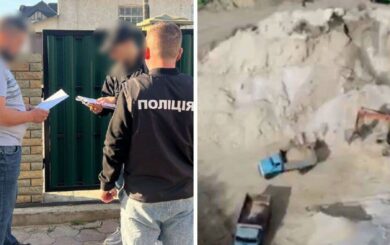 Незаконно добыли песка более чем на 40 млн грн: участникам схемы сообщили о подозрении