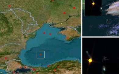 OSINT-аналітики помітили пожежу на танкері за даними NASA