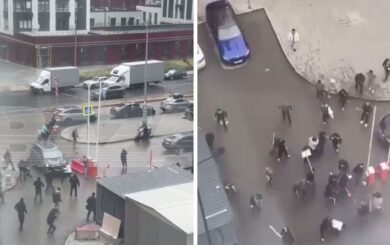 Уличная драка в Москве: мигранты бросались камнями и металлическими предметами