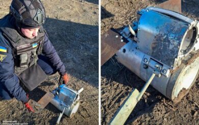 В Киевской области нашли боевой элемент российской кассетной бомбы