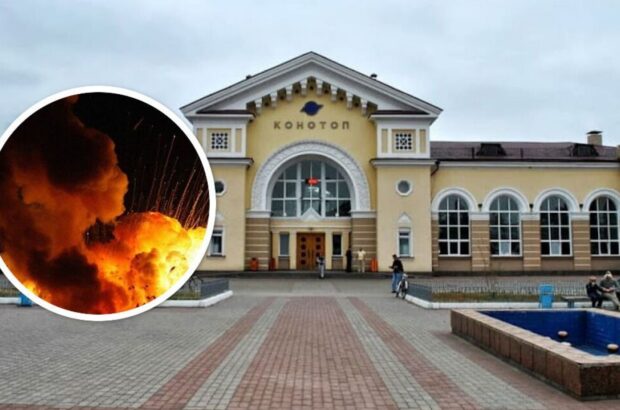 У Конотопі знищено об’єкт інфраструктури після удару балістикою та дронами