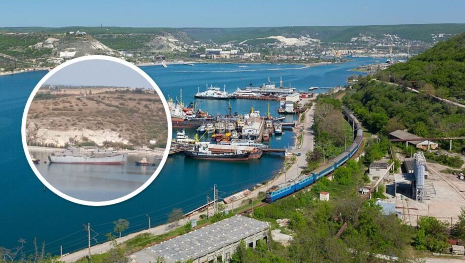 Маневры врага в Севастополе: БДК »Тапир» прячут среди захваченных украинских кораблей