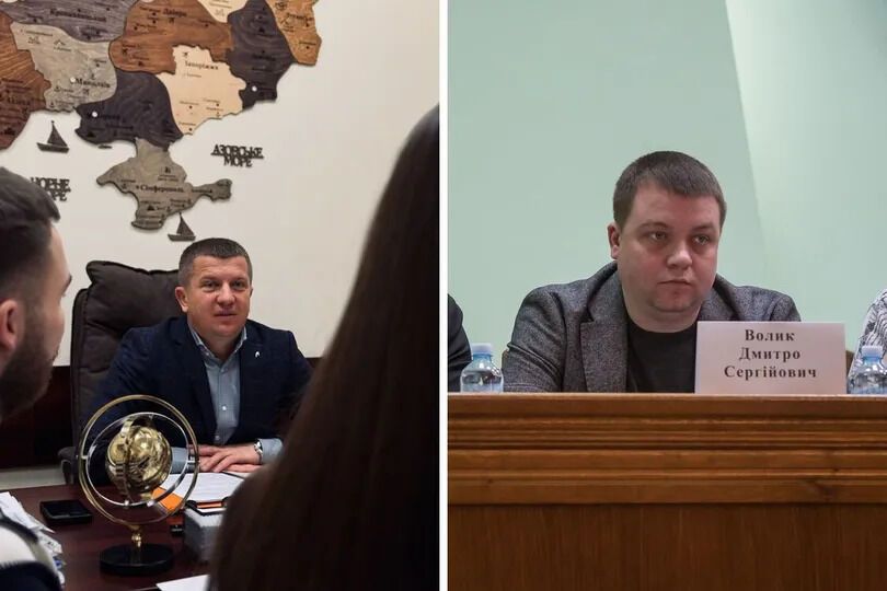 Харківський адвокат Валентин Мельник і посадовець Міністерства юстиції Дмитро Волик