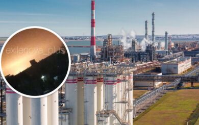 В россии ночью атаковали нефтехимическое предприятие: жители слышали взрывы