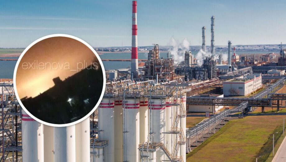 В россии ночью атаковали нефтехимическое предприятие: жители слышали взрывы