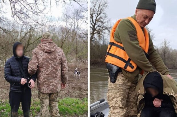 На Закарпатье пограничники спасли львовянина, которого понесло течение Тисы