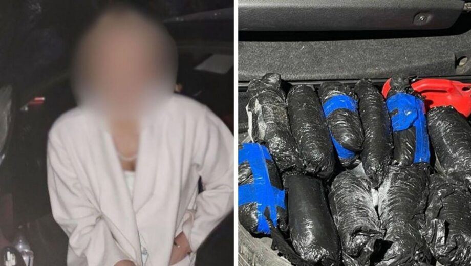 Жителька Києва перевозила 12 кг психотропів у запасному колесі автомобіля