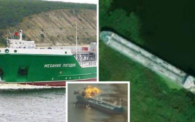 ВМС Украины сообщили об уничтоженном пункте управления армии рф на судне »Механик Погодин»