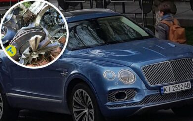 ”Обмили” на 17 мільйонів: Bentley Bentayga злетіла в кювет після вечірки