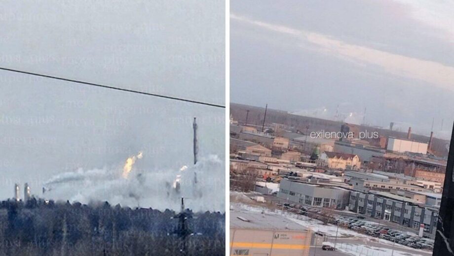 В России сообщают об атаке дронов на химическое предприятие »Акрон» в Великом Новгороде