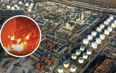 Удари по енергетиці рф: вибухи на НПЗ ”Славянский” і пошкодження нафтобази