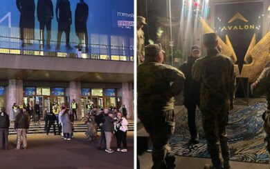 После концерта »Океана Эльзы» возле Дворца спорта прошли массовые проверки документов ТЦК и полицией