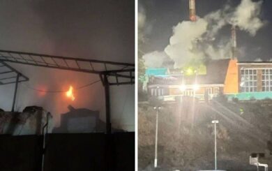 Ночью в россии произошло несколько взрывов из-за прилетов дронов: повреждены ТЭЦ и несколько заводов