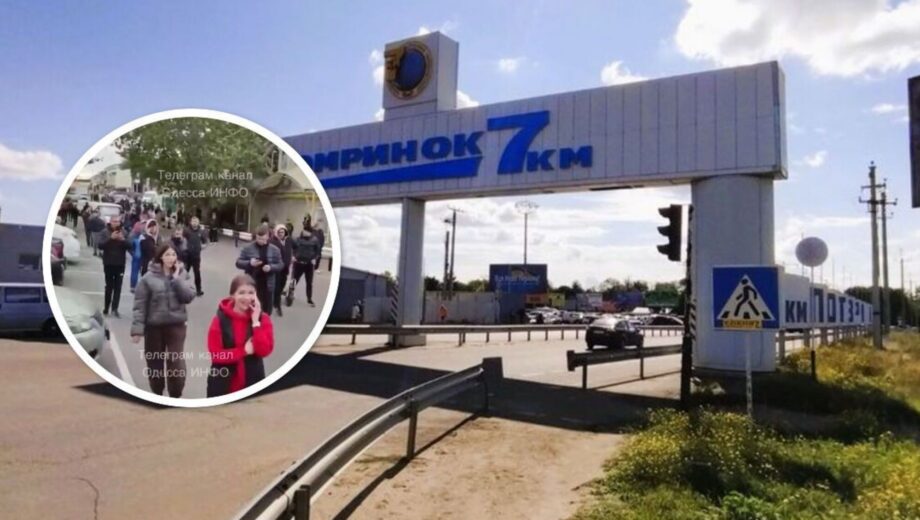 В Одесі на ринку ”7-й кілометр” люди виштовхали працівників ТЦК