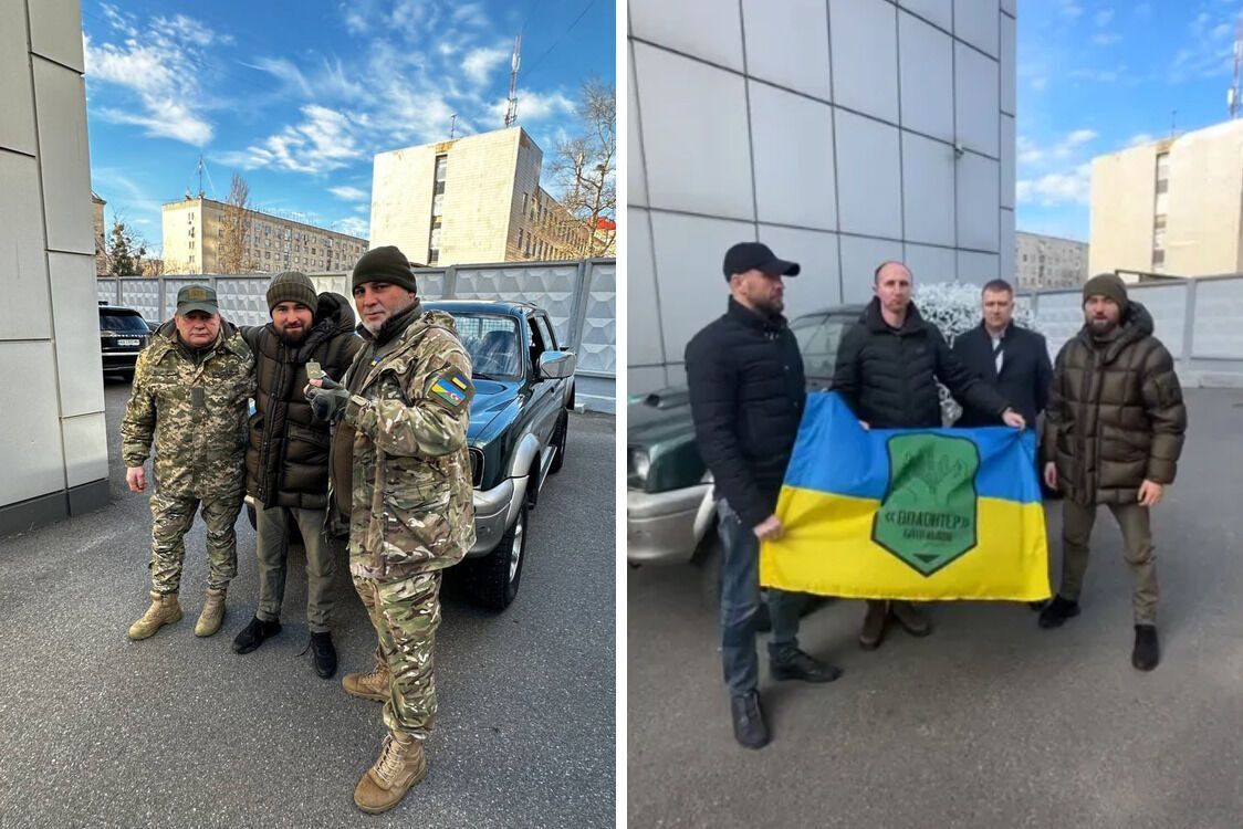 За виручені кошти від продажу на аукціоні лотів придбали два авто для ЗСУ, і наразі один з пікапів вже вирушає на фронт