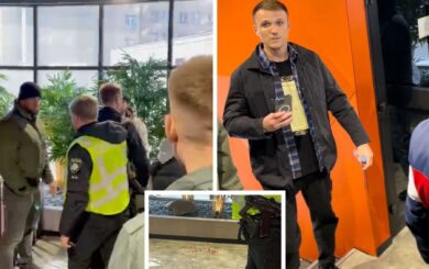 Виривали телефон і розбили ніс: у столичному БЦ ”Алмаз” працівники шахрайського кол-центру побили журналістів (оновлюється)