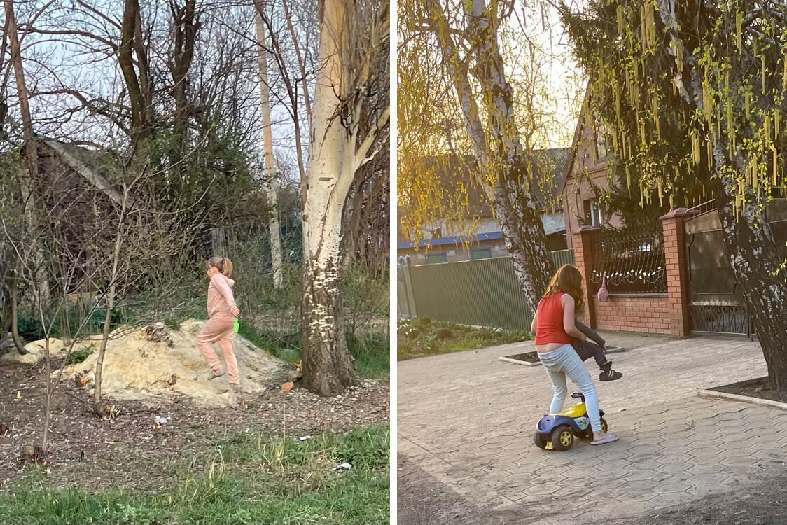 За десяток кілометрів від фронту ще лишаються діти
